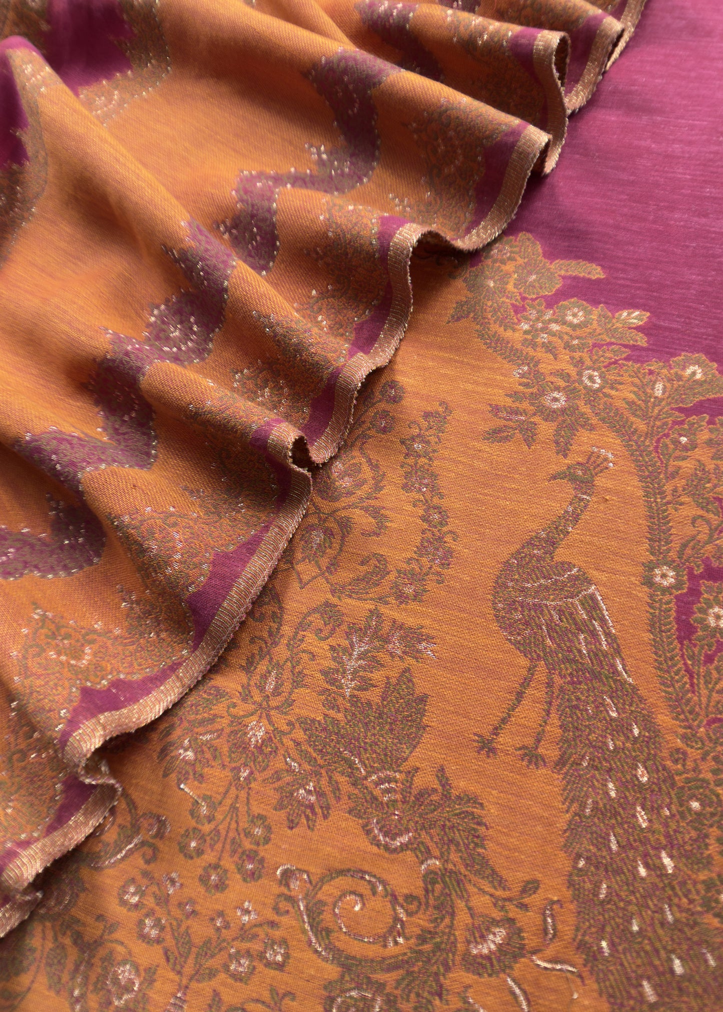 Premium Kani Silk Suit With Kani Zari Weaving