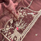 mulmul unstitched suit with dupatta

