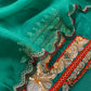 Luxe Emerald Green Dupion Silk Kurta and Kora Silk Dupatta With Handwork