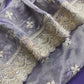 Purple Pure Unstitched Tissue Suit with Dupatta