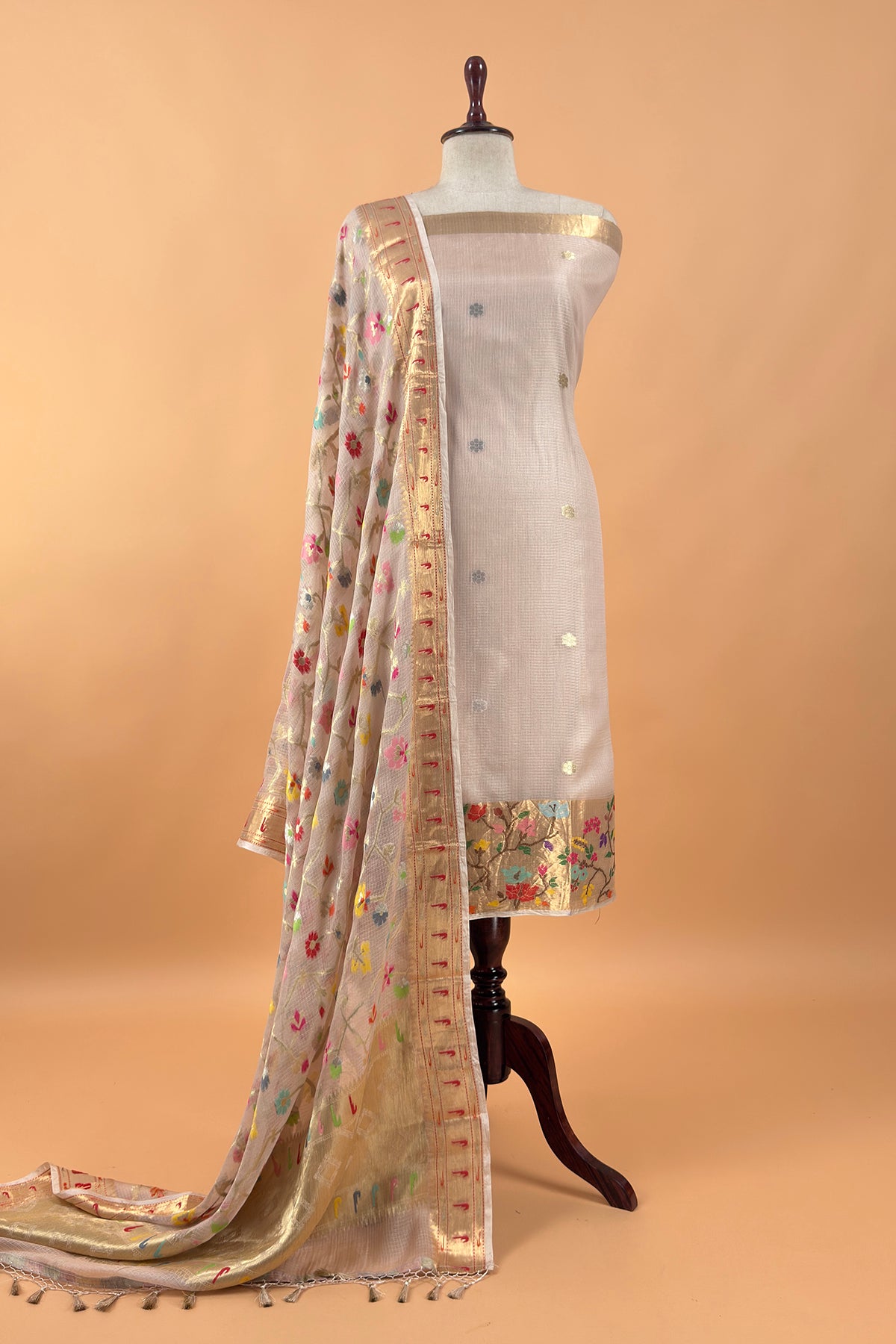 unstitched kota doriya suit for women

