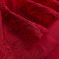 Kalasheel Luxe Red Handloom Organza Suit With Garden French Embroidery