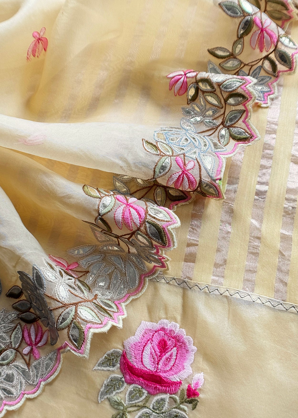 Festive celebration kora silk suit at the best price

