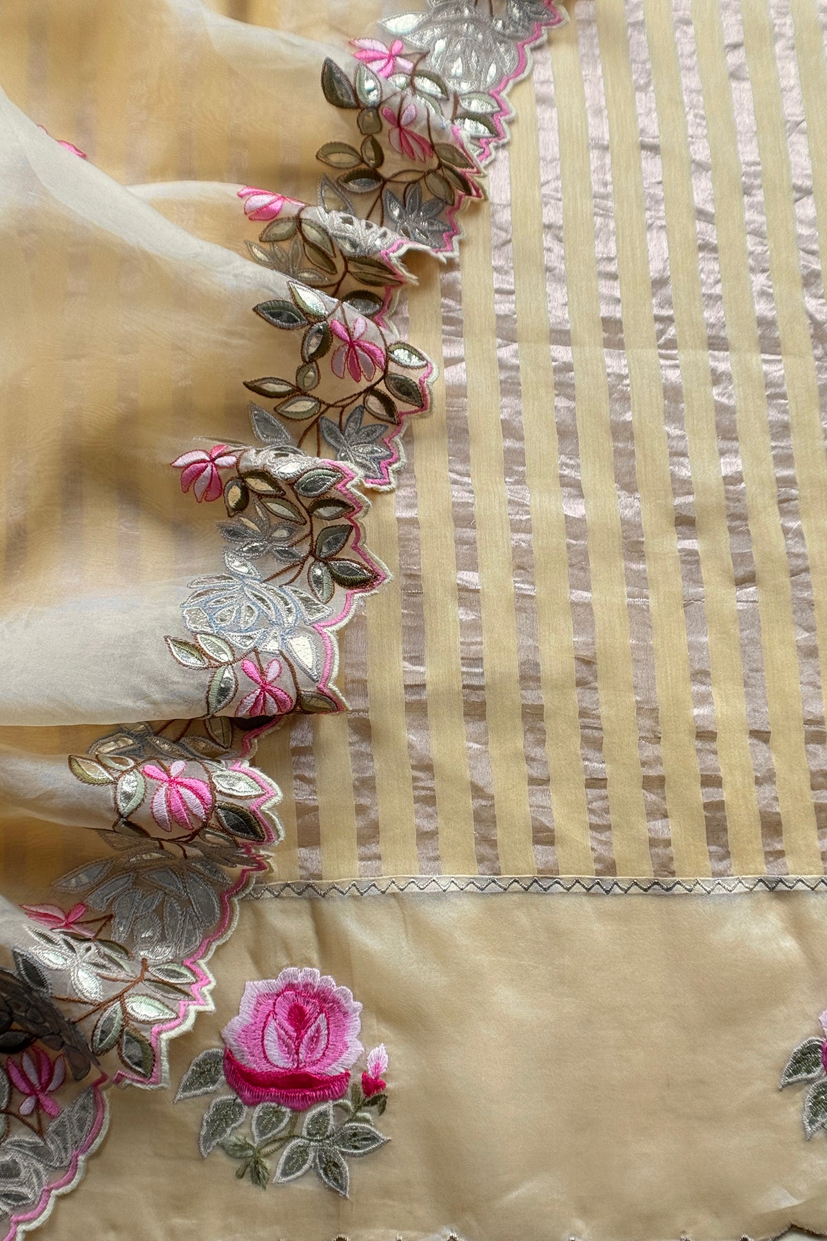 Indian ethnic wear kora silk suits for women

