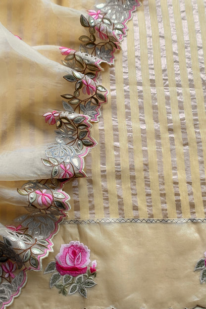Indian ethnic wear kora silk suits for women

