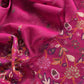 Chanderi suit fabric with jamdani weaving

