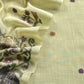 Chanderi suit fabric with jamdani weaving

