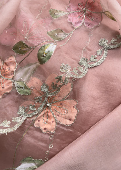 Organza Silk Suit For Bridal Trousseau

