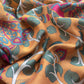 Yellow Pure Maheshwari Unstitched Suits With Kalamkari Dupatta