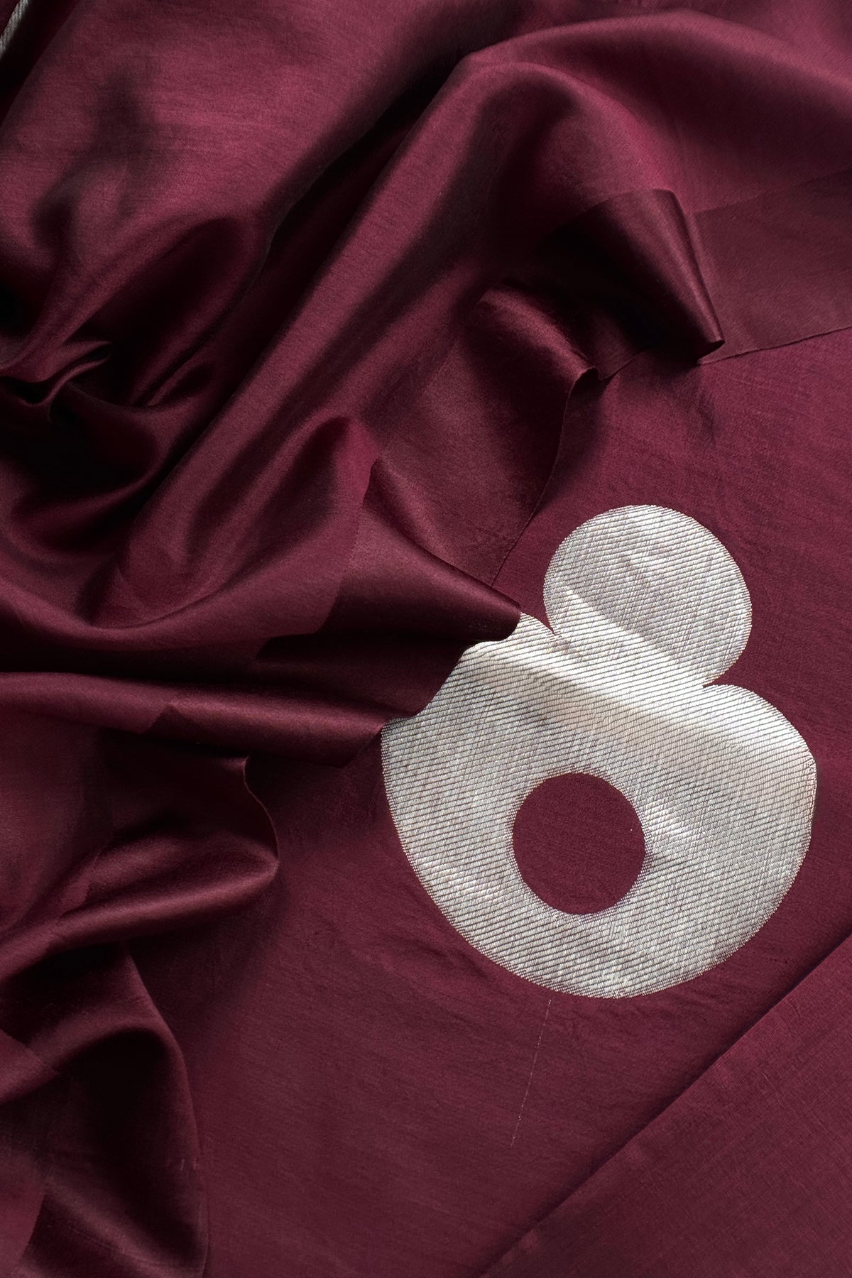 Wine Handloom Silk Suit With Kadwa Weaving