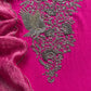 Luxury silk suit with dabka dori chidiya handwork


