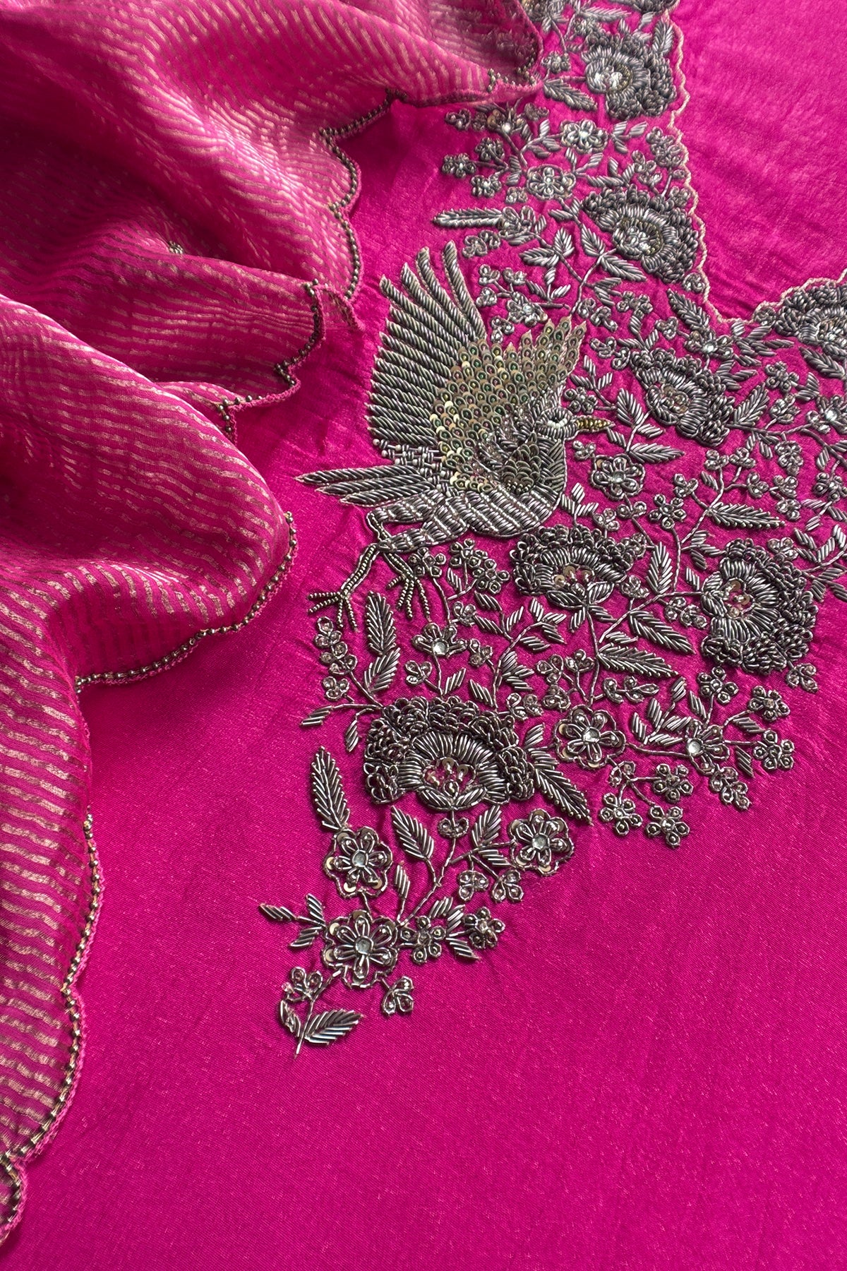 Indian ethnic wear handloom silk suits for women

