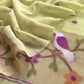 Office wear linen chanderi suit set