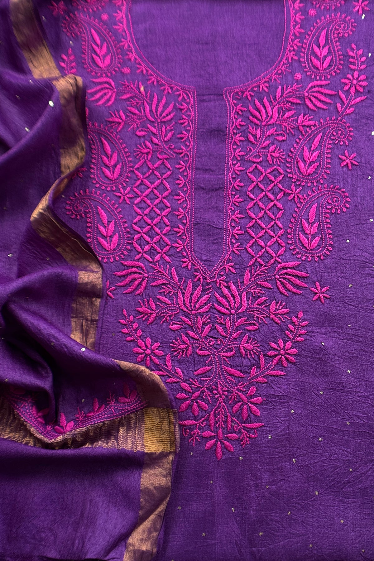 Buy party wear tussar silk suit for women

