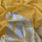 Mango Yellow Pure Varanasi Silk  With Sona Rupa Zari Weaving