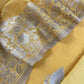 Mango Yellow Pure Varanasi Silk  With Sona Rupa Zari Weaving