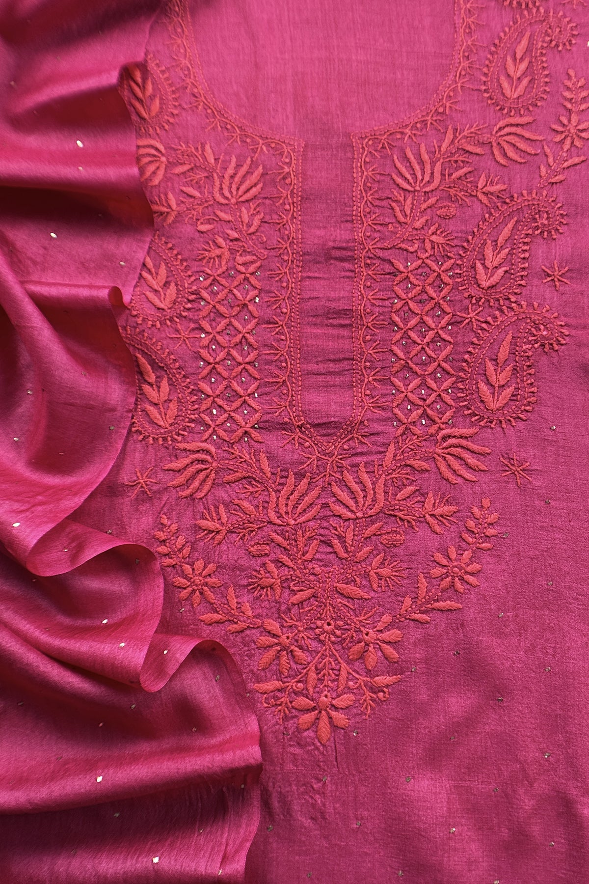 Indian ethnic wear tussar suits for women

