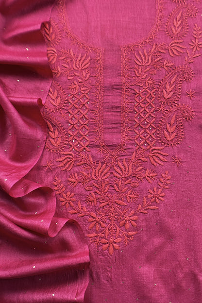 Indian ethnic wear tussar suits for women

