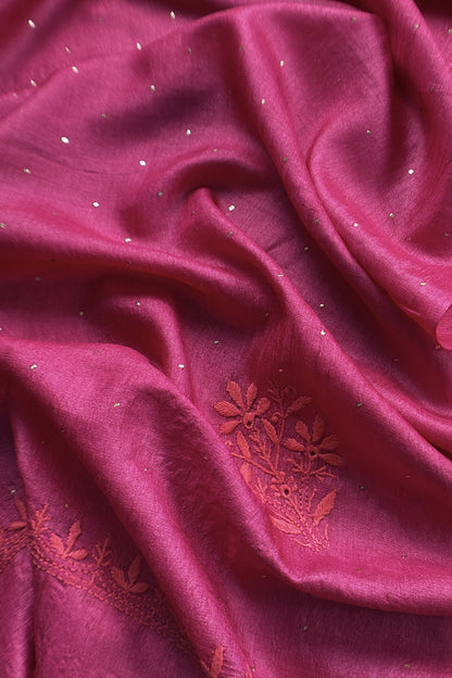 Handloom desi tussar unstitched suit fabric

