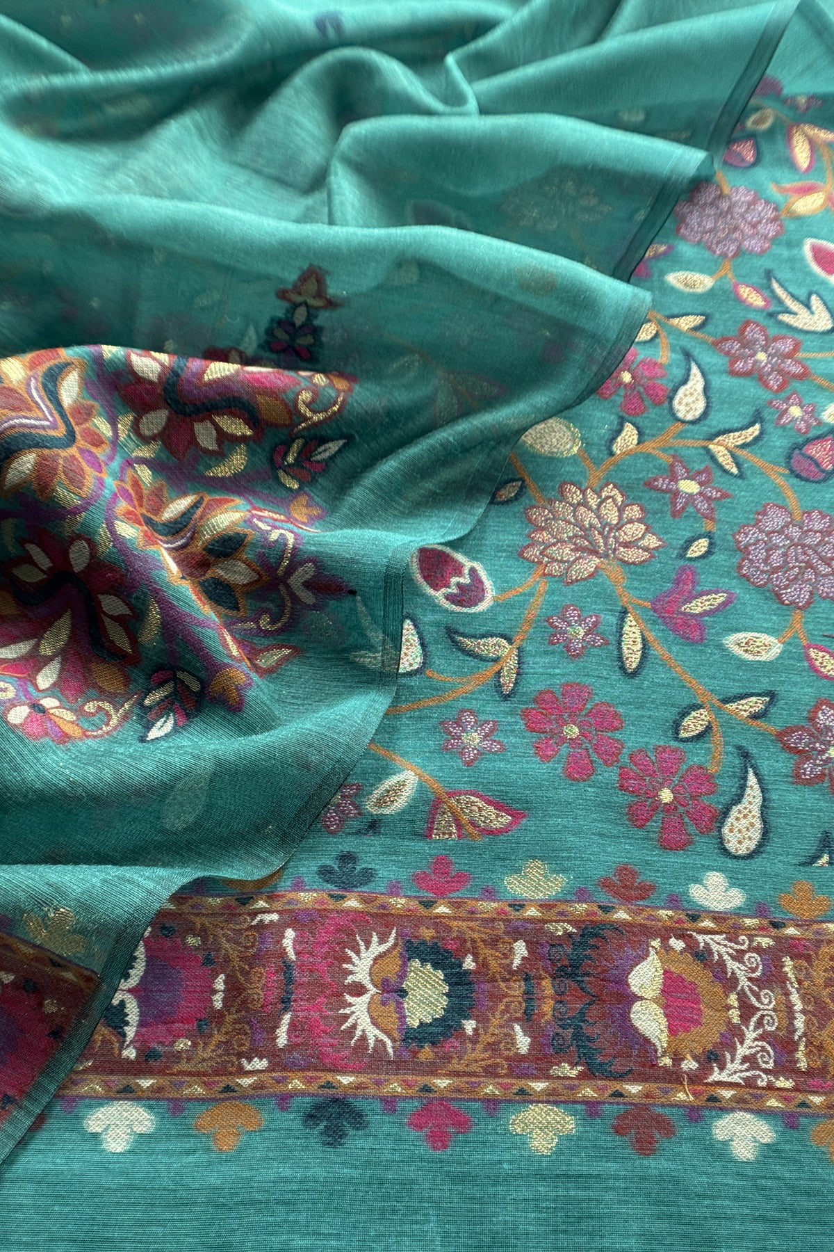 Office wear chanderi suit at the best price

