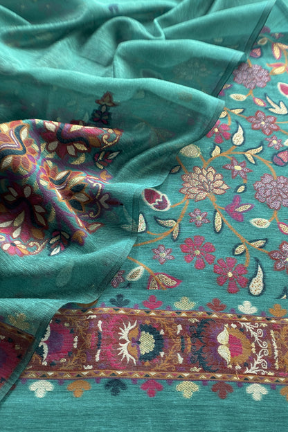 Office wear chanderi suit at the best price

