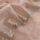 Pink Pure Crushed Tissue Silk Suit Fabric With Mukaish And Hand Work