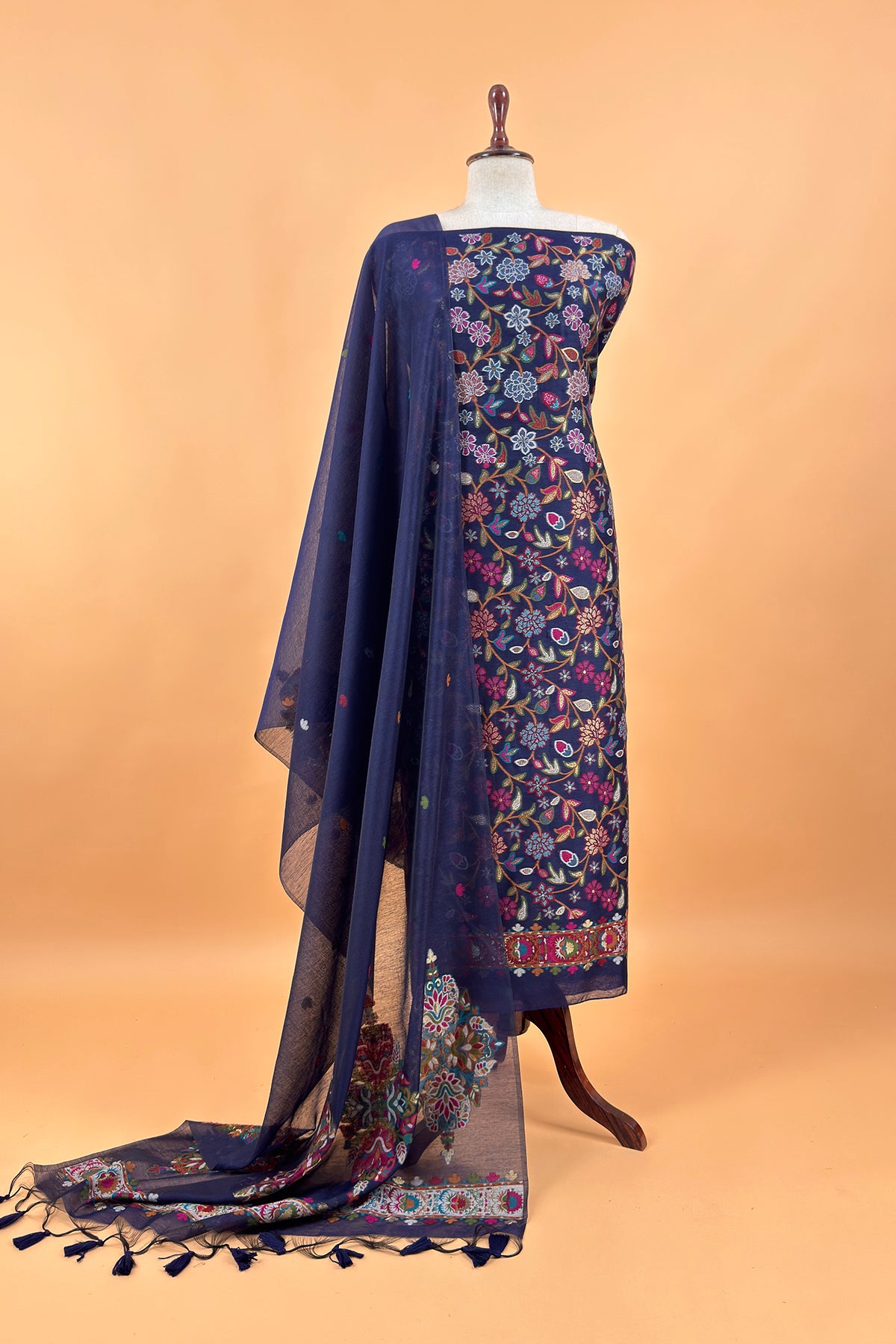 Office wear chanderi suit at the best price

