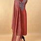Premium quality silk suit with tissue silk dupatta

