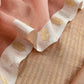Golden With Peach Tissue Brocade With Kora Silk Dupatta