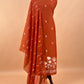 jamdani weaved suit for gifting mom

