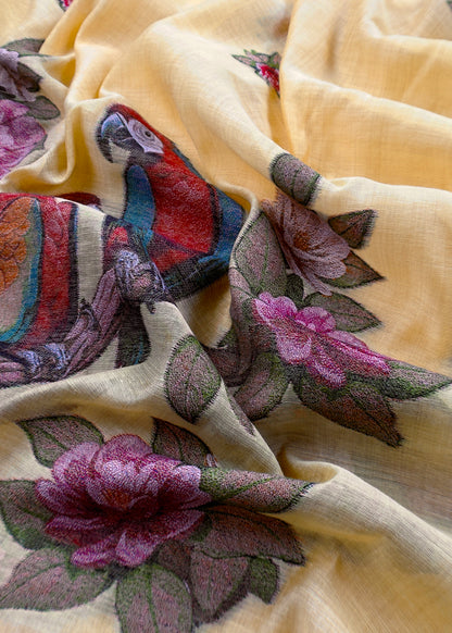 jamdani weaved suit for gifting mom

