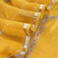 Sunflower Yellow Handloom Silk Kurta And Kora Silk Dupatta With Kadwa Weaving