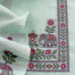 linen chanderi suit with jamdani weaving

