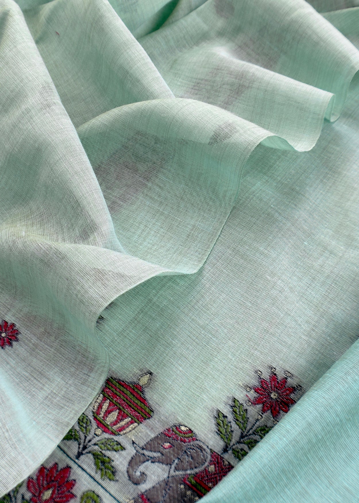 jamdani unstitched suit with dupatta

