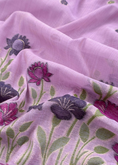 jamdani weaved suit for gifting mom

