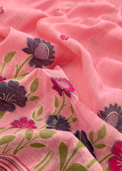 jamdani weaved suit for gifting mom

