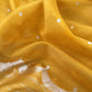 Yellow Handloom Raw Silk Suit With Kora Silk Dupatta