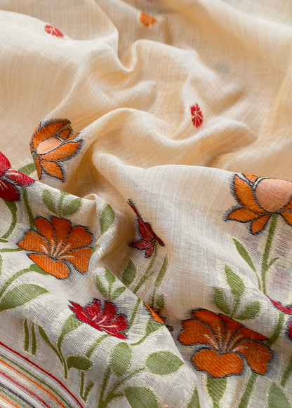 jamdani weaved suit for gifting mom

