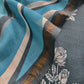 Blue Maheshwari silk suit With Dupatta