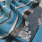 Blue Maheshwari silk suit With Dupatta