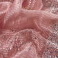 Pink Pastel Unstitched Dupatta-Suit in Handloom Tissue-Silk with Pearl and Sequins
