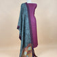 Blue Pashmina Unstitched Suits With Kalamkari Dupatta