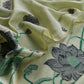 Green Linen Chanderi Suit With Jamdani Weaving