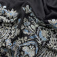 Black Unstitched Woolen Suit With Aari Embroidery Work