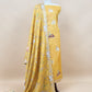Yellow Munga Tussar Kurta And Pichwai Dupatta With Pitta Work