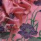 linen chanderi suit with jamdani weaving

