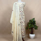 Off White Kantha Embroidered Suit In Pure Mul Chanderi