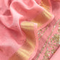 Mul cotton suit with mukaish handwork

