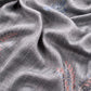 Grey Unstitched Woolen Suit With Aari Embroidery Work