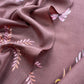 Unstitched Woolen Suit With Aari Embroidery Work